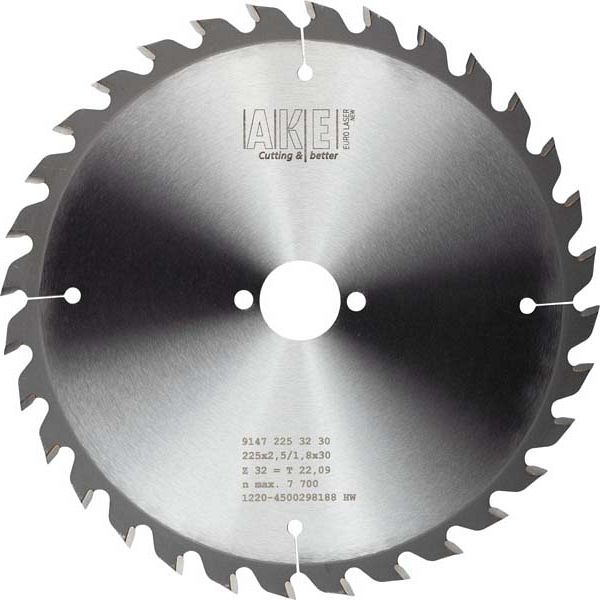 MTR-35 Circular saw blade wood 225 X 2.5/1.8 Z= 32 W