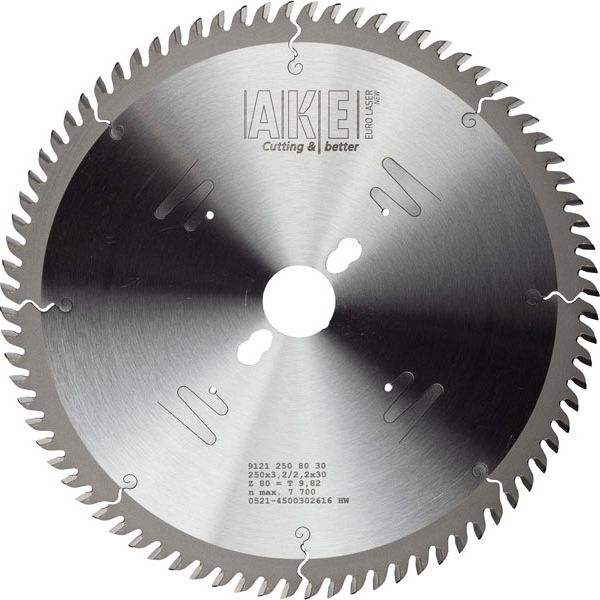 MTR-45 Circular saw blade Chipboard 250 X 3.2/2.2 Z= 80 TF Pos.