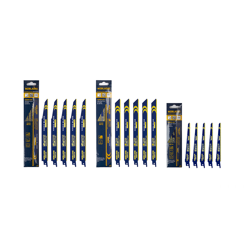 Saber saw blade set bi-metal