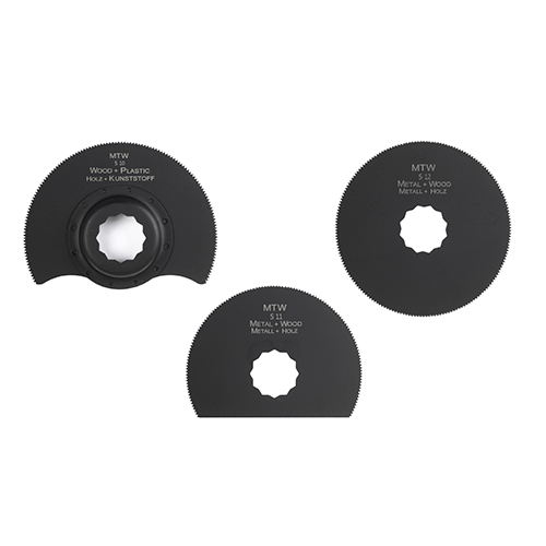 3-piece half round saw blades set S