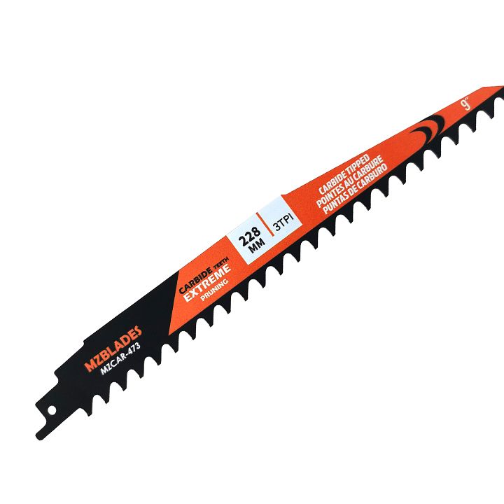 Carbide Reciprocating Saw Blade Pruning 3 TPI 228mm MZCAR-473